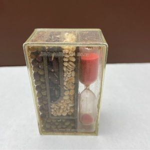 Victor Goldman Inc Vintage Sand Timer Egg Timer Beans 60s 70s 3 Minutes